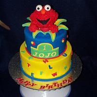 Elmo Birthday cake