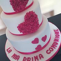 the first communion cake