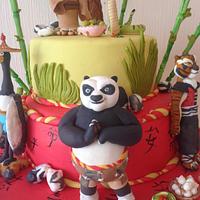 Kung fu panda cake