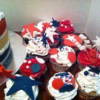 Patriotic Cupcakes-