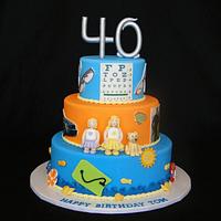 "This is my life" 40th Birthday Cake