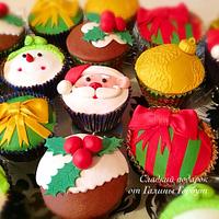New Year's cupcakes
