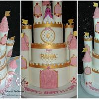 princess castle cake