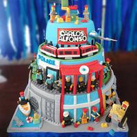 Lego City cake