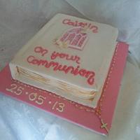 Book Communion Cake (girl)
