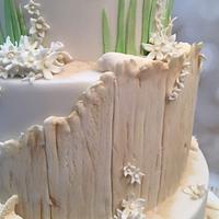 'Hamptons' beach cake