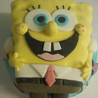 Sponge Bob 2 Tier Cake
