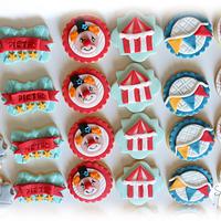 Circus cookies for Pietro's first birthday