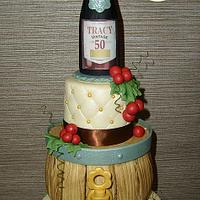Red Wine Lovers Cake