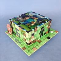 Minecraft with edible image