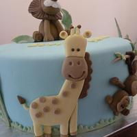 Animal forest cake