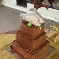 Fish Groom's Cake