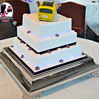 Only Fools and Horses Themed Wedding Cake