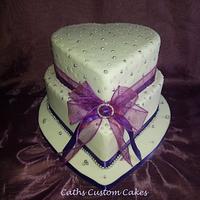Cadbury Purple wedding