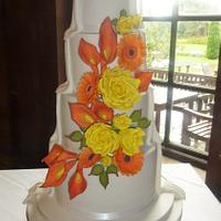 Autumnal Wedding Cake