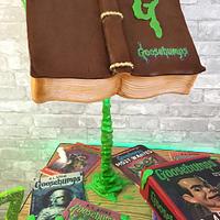 Goosebumps book cakes
