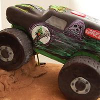 GRAVE DIGGER with LED lights 