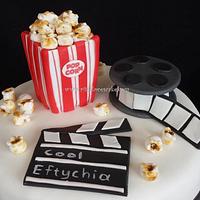 Movies theme cake