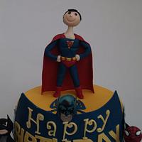 Super Hero's birthday cake