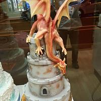 Dragonheart wedding cake