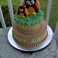 Mama and Owlette Cake