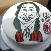 Zlatan Ibrahimovic cake