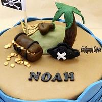 Pirate themed cake