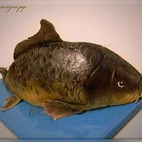 Cake in the form of fish