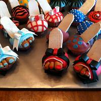 high heel cupcakes !!