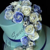 Blue Rose cake