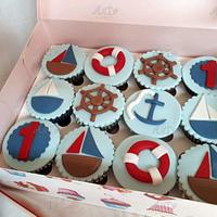Navy themed cake