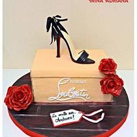 Louboutin Shoe Box Cake