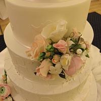 Her Dream Wedding Cake