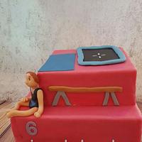 gymnastic cake