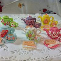 teapot cupcake toppers