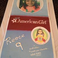 American Girl Doll cake