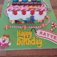 Candy Crush Birthday Cake