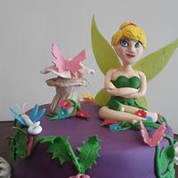 The tinkerbell cake