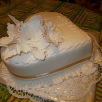 White cake.