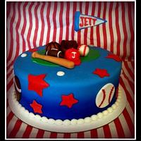 Sports Themed Cake