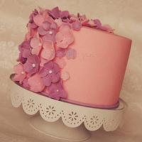 Little Pink Wedding Cake 