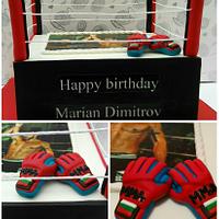 Boxing cake