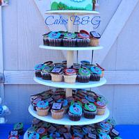 Thomas and Friends Cake and Cupcakes