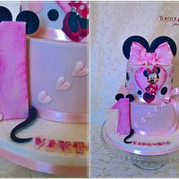 First birthday "Minnie Mouse"