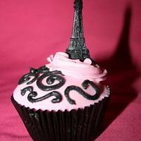 Parisian Themes Cupcakes