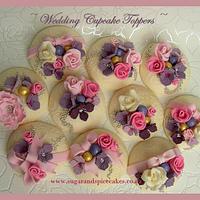 Wedding Flowers Cupcakes