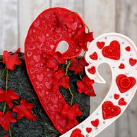 Caker buddies valentine collaboration- wall of Love 