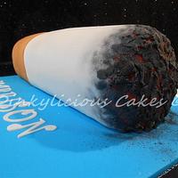 cigarette cake
