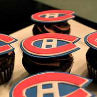 Montreal Canadiens Cupcakes