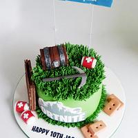 Fortnite Victory Royale cake